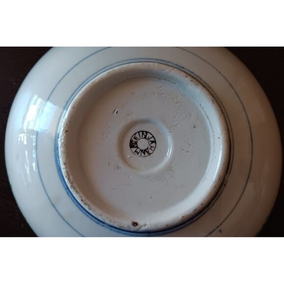 Vintage or Antique Japanese Imari Bowl Hand-Painted Cherry Blossom Porcelain 8” - Picture 7 of 8